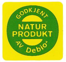 GODKJENT NATUR PRODUKT AV Debio