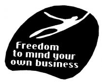 Freedom to mind your own business