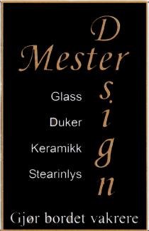 Mester Design Glass Duker Keramikk Stearinlys Gjør bordet vakrere