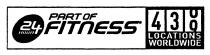 24 HOURS PART OF FITNESS 439 LOCATIONS WORLDWIDE