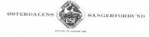 ØSTERDALENS ØSF SANGERFORBUND STIFTET 10.JANUAR 1909
