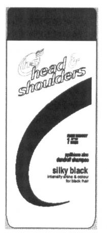 head & shoulders silky black