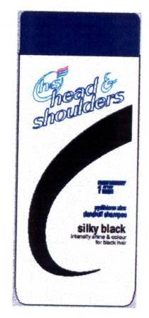 head & shoulders silky black