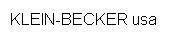 KLEIN-BECKER usa