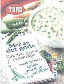 TORO Mer av det gode Kremet grønn ertesuppe