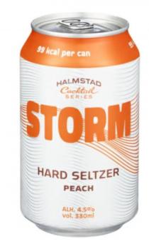 HALMSTAD Cocktail SERIES STORM HARD SELTZER PEACH