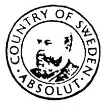 ABSOLUT COUNTRY OF SWEDEN