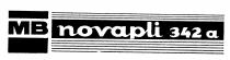 MB novapli 342 a