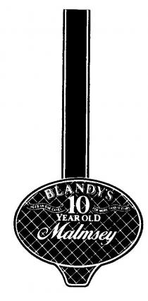 BLANDY'S 10 YEAR OLD Malmsey