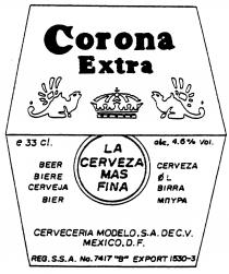 Corona Extra CERVECERIA MODELO SA