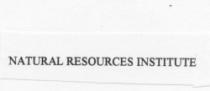 NATURAL RESOURCES INSTITUTE