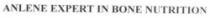 ANLENE EXPERT IN BONE NUTRITION