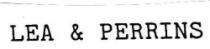 LEA & PERRINS