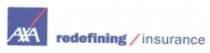 AXA REDEFINING INSURANCE