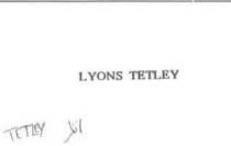 LYONS TETLEY