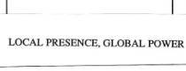 LOCAL PRESENCE, GLOBAL POWER