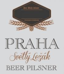 Dej Buh Stesti PIVOVAR NYMBURK PRAHA Svetly lezak BEER PILSNER