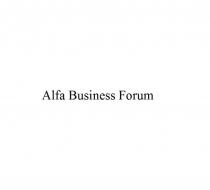 Alfa Business Forum