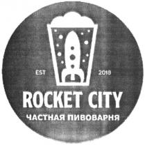 EST 2018 ROCKET CITY ЧАСТНАЯ ПИВОВАРНЯ