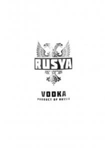 RUSYA VODKA PRODUCT OF RUSSIA