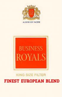 BR AUDERE EST FACERE BUSINESS ROYALS KING SIZE FILTER FINEST EUROPEAN BLEND