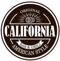 CALIFORNIA BAR&GRILL AMERICAN STILE ORIGINAL