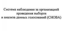 СИСТЕМА НАБЛЮДЕНИЯ ЗА ОРГАНИЗАЦИЕЙ ПРОВЕДЕНИЯ ВЫБОРОВ И АНАЛИЗА ДАННЫХ ГОЛОСОВАНИЙ СНОВА