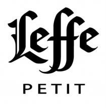 Leffe название бельгийского кафе с подстрочником petit, что означает маленькое. 