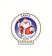 SANTA, ICE CREAM