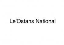 Le'Ostans National