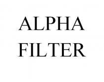 ALPHA FILTER (альфа фильтр)