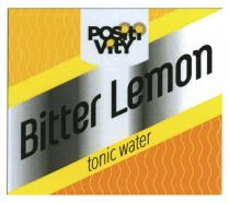 POSITIVITY BITTER LEMON TONIC WATER