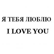 Я ТЕБЯ ЛЮБЛЮ I LOVE YOU