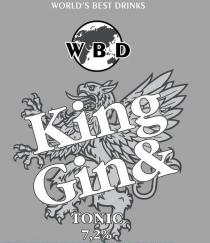 WORLD’S BEST DRINKS, WBD, King Gin&, WD, TONIC
