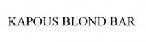 KAPOUS BLOND BAR