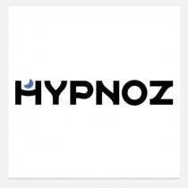 Словесный элемент HYPNOZ выполнен оригинальным шрифтом черного цвета буквами латинского алфавита. Транслитерация - Хипноз. В отношении испрашиваемых для правовой охраны товаров словесный элемент является семантически нейтральным.