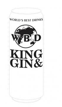 WORLD’S BEST DRINKS; KING GIN &; WBD