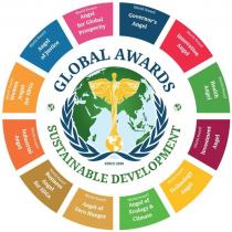 GLOBAL AWARDS SUSTAINABLE DEVELOPMENT World Award SINCE 2010 Angel of Justice Angel for Global Prosperity Governor's Angel Innovation Angel Health Angel Investment Angel Technology Angel Angel of Ecology & Climate Angel of Zero Hunger Business Angel for SDGs Industrial Angel Women Angel for SDGs
