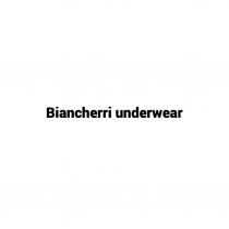 Biancherri underwear