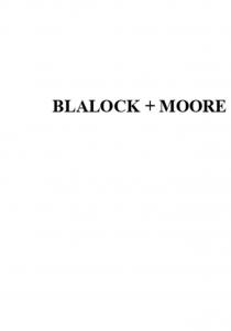 Товарный знак представляет собой словесное обозначение «BLALOCK + MOORE» (BLALOCK+MOORE), выполненное буквами латинского алфавита стандартным шрифтом. Словесное обозначение образовано искусственно и в отношении заявленных товаров и услуг является семантически нейтральным.