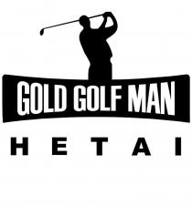 HETAI,GOLD GOLF MAN