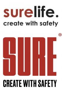 surelife. create with safety SURE CREATE WITH SAFETY