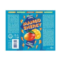 ENEGRY DRINK, MANGO ENERGY, BOOST YOUR DAY! ТАУРИН, ВИТАМИНЫ, КОФЕИН