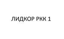 ЛИДКОР РКК 1