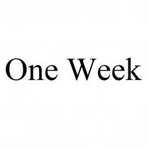 One Week