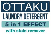 OTTAKU LAUNDRY DETERGENT 5 in 1 EFFECT with stain remover