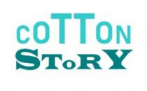 COTTON STORY(КОТТОН СТОРИ).Дословный перевод на русский язык-ИСТОРИЯ ХЛОПКА.Цвета:белый,голубо-зеленый,темно-зеленый.