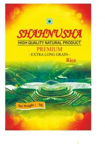 SHAHNUSHA, HIGH QUALITY NATURAL PRODUCT, PREMIUM, EXTRA LONG GRAIN, Rice, Net Weight: kg.