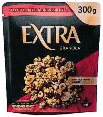 EXTRA GRANOLA SELECTED NATURAL INGREDIENTS