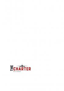 Словесного элемента «The Charter bar & restaurant», выполненного в оригинальной графической манере буквами английского алфавита красным и черным цветом на белом фоне;